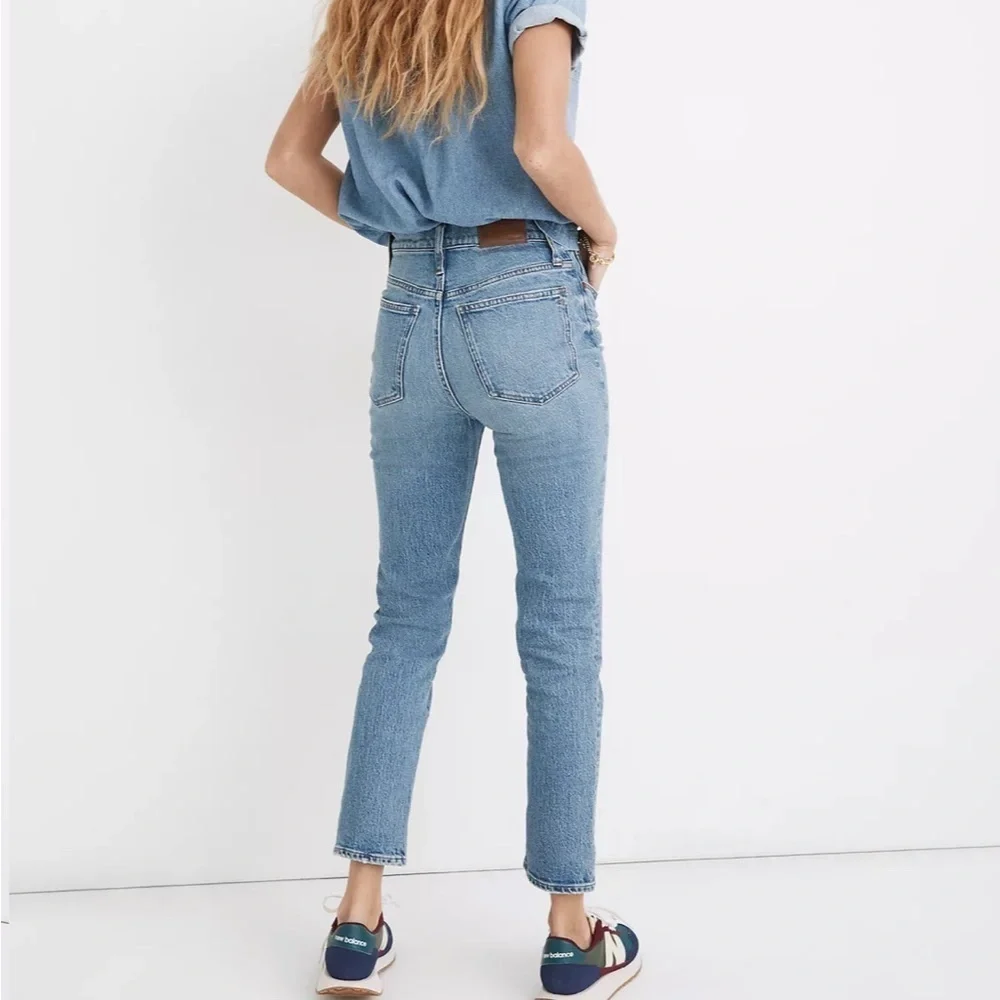 Madewell perfect vintage jeans banner light wash